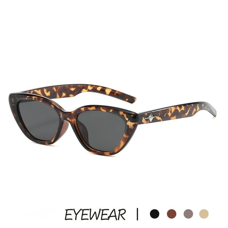 2024 neue GM gleichen Stil Sonnenbrille Damen Sonnenbrille europäischen und amerikanischen Retro kleinen Rahmen koreanische Mode Cat Eye Brille_voghion.com