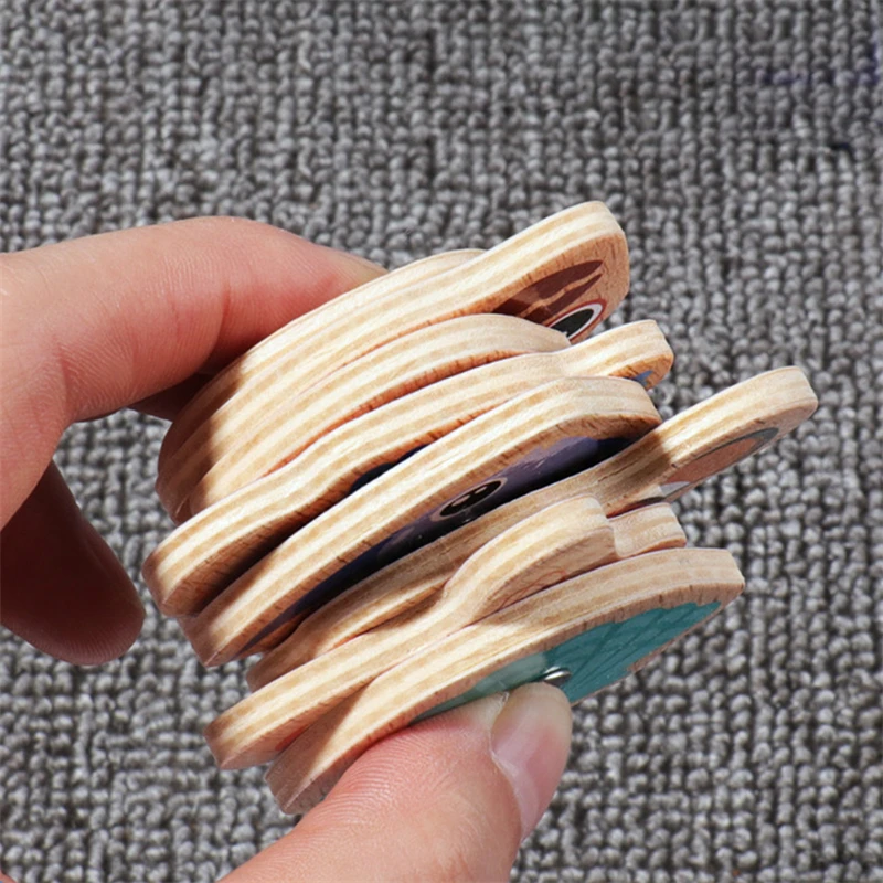 Magnetic Fishing Game Suitable For Young Children Wooden Letter Puzzle Maze Board Preschool ABC Capital Letter Matching Game Fishing Game