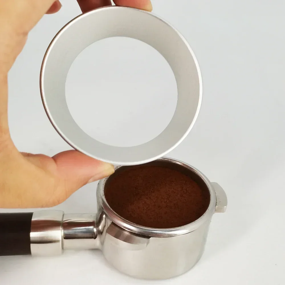 

For 51/54/58mm Alloy Ring Portafilter Compatible Funnel Coffee Aluminium Espresso Dosing