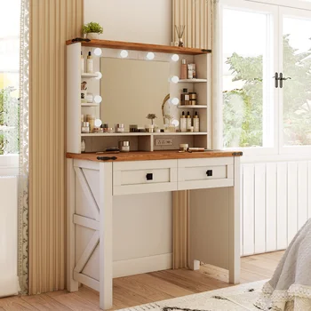 Modern Compact Vanity Desk 1