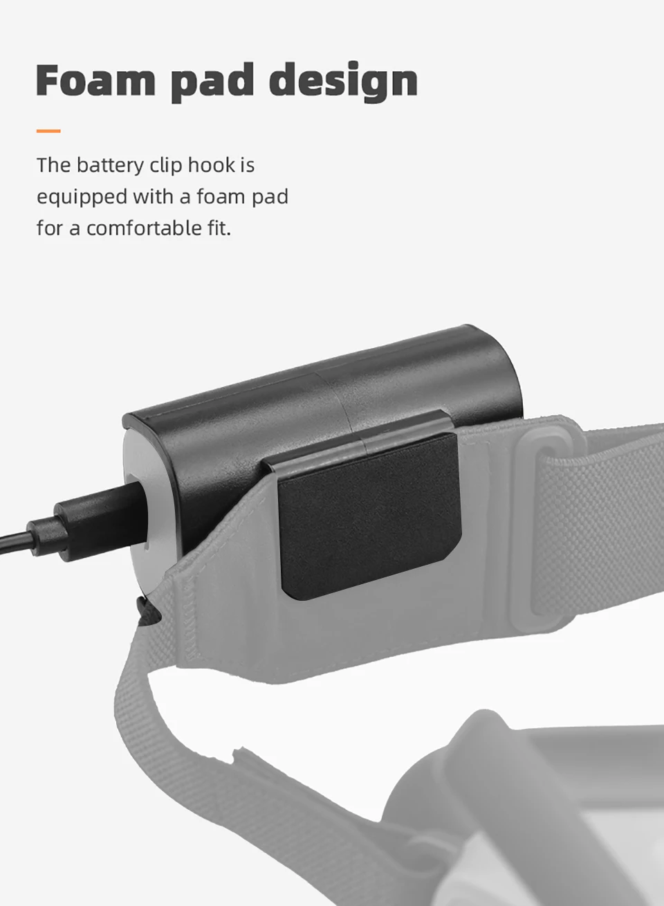 Câble charge batterie DJI Avata + Clip arrière pour lunettes DJI 2