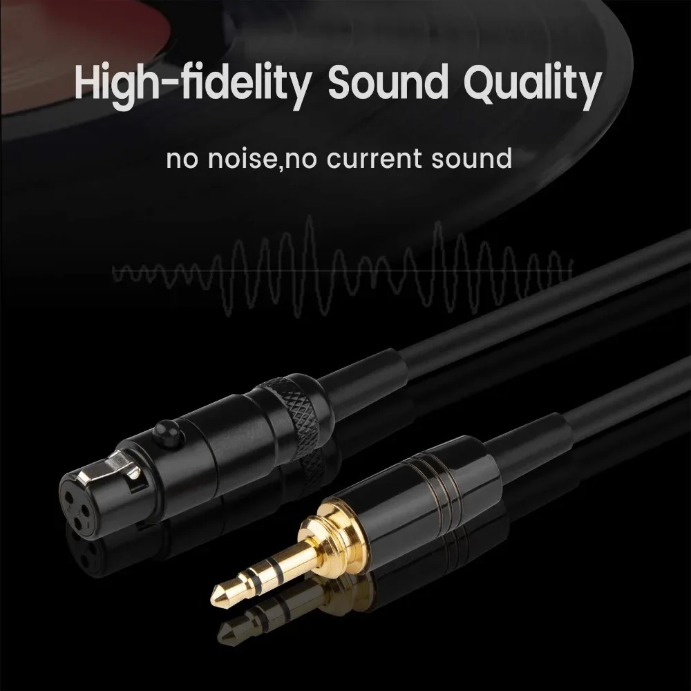 Cabo de Extensão para Beyerdynamic Mini Xlr Pinos dt 700 900 1990 1770 Pro x 6.35 mm - Image 4