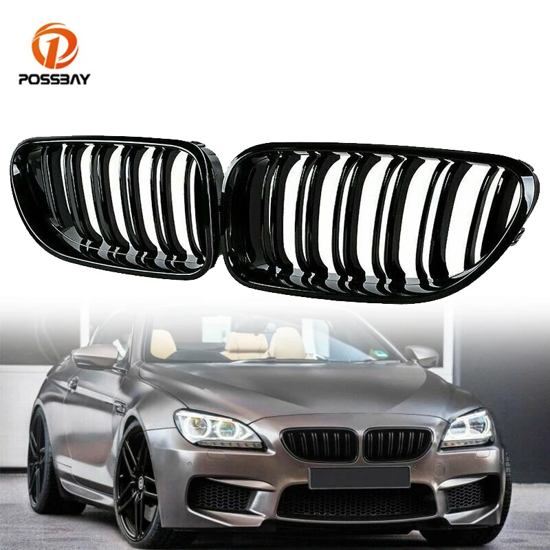 2Pcs-Car-Front-Bumper-Racing-Grills-for-BMW-M6-F06-F12-F13-640i-650i ...