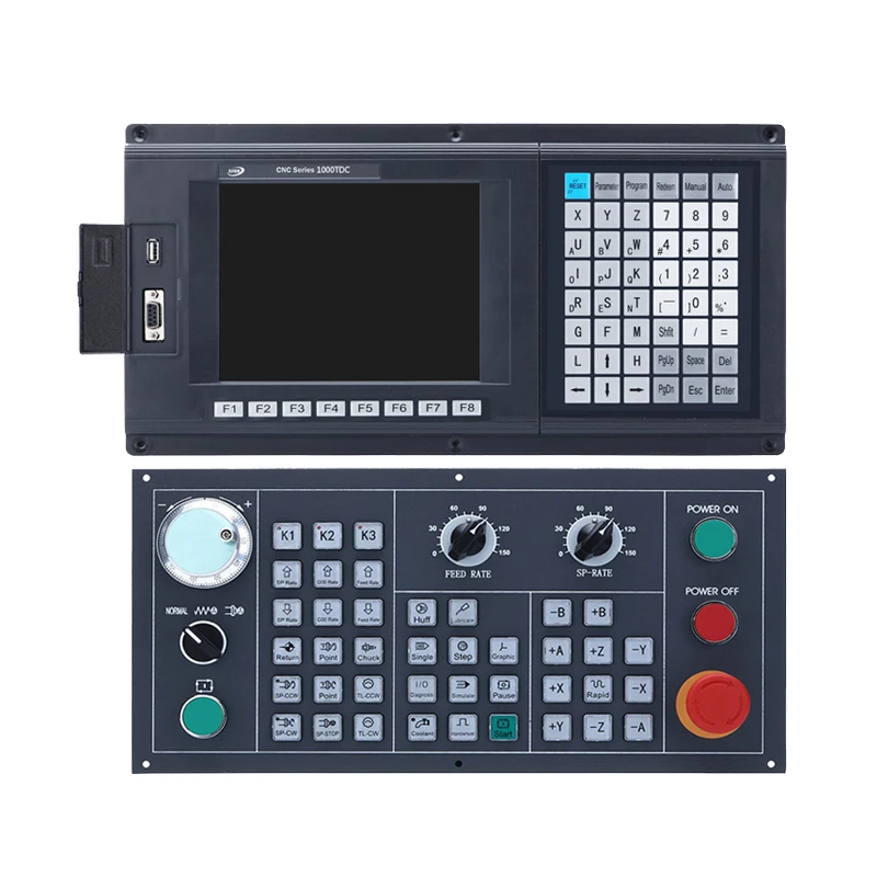 

CNC Powerful 3 Axis Updated Lathe & Turnning CNC1000TDc-3 controller with new English control panel ARM+DSP+FPGA