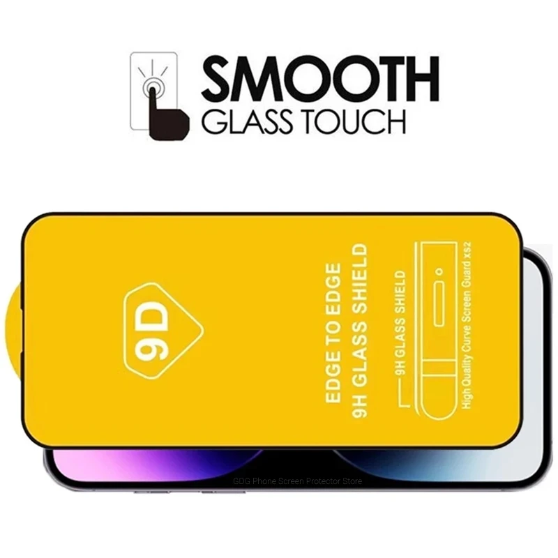 9D Tempered Glass for iPhone 14 15 Pro Max 12 Mini 14Plus Screen Protector for iPhone 13 PRO XS MAX Camera Lens Protective Glass