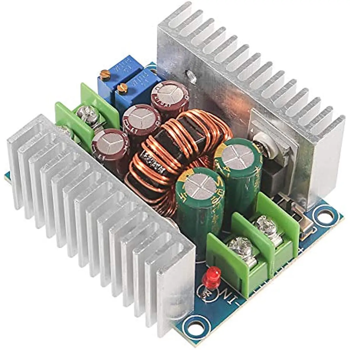 Módulo Fuente Alimentación Módulo Convertidor Buck CC CV | 6-40V A 1.2-36V | 20A 300W | Regulador Voltaje Ajustable Regulador De Voltaje Dc 12v