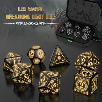 LED Rechargeable D&D Dice Set 1