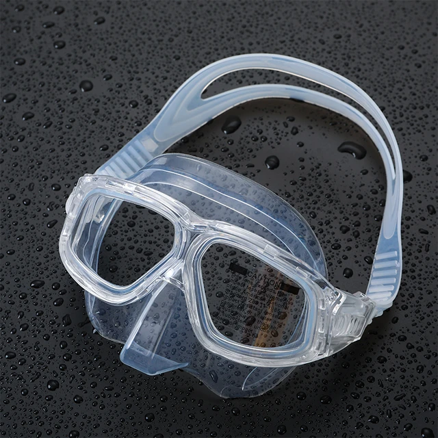 Diving mask Free diving surface mirror high definition anti-fog lens  snorkeling mask equipment - AliExpress