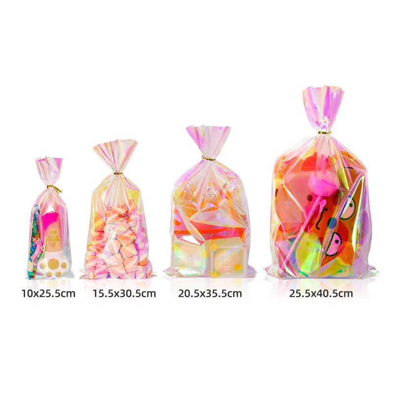 StoBag 50 Uds bolsas de celofán embalaje de dulces bolsas de