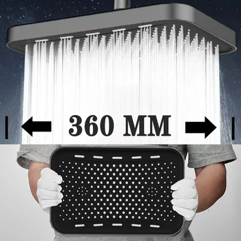 ฝักบัวขนาดใหญ่, ฝักบัวแรงดันสูง, สเปรย์ด้านบน, ห้องน้ําแรงดันสูง, ฝักบัวเรนชาวเวอร์, ฝักบัวในครัวเรือน, ฝักบัว 1