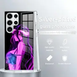 Electroplated Glass Anime OVERLORD Phone Case - Galaxy S23 Ultra (YIN10)