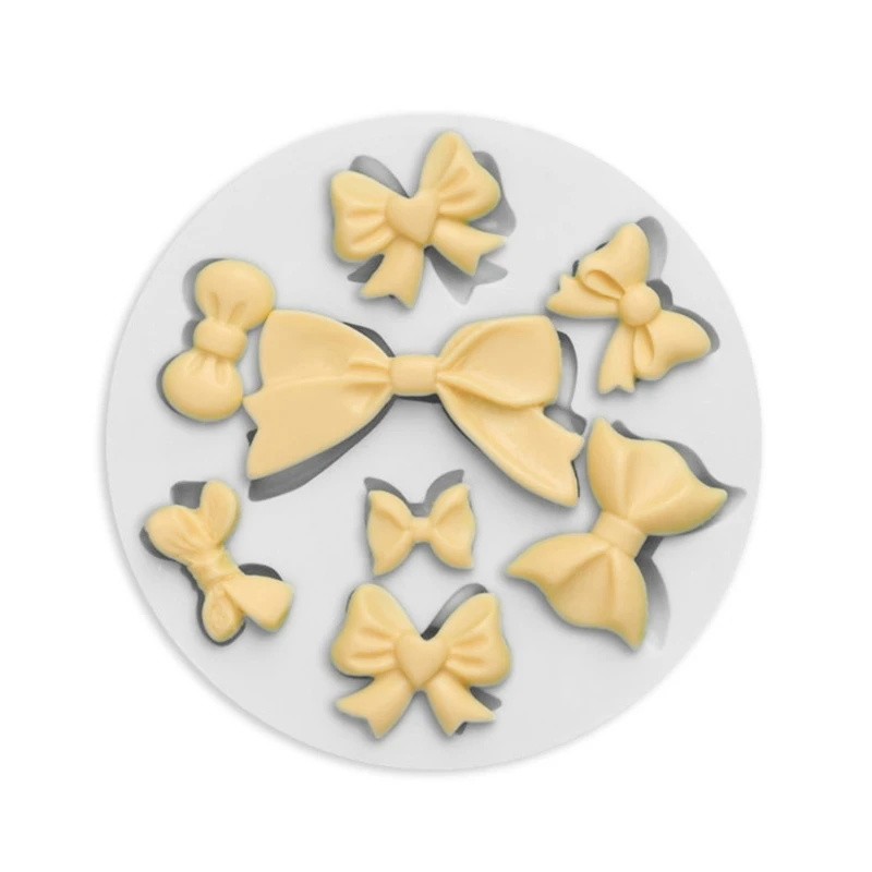 

Bowknots Molds Silicone Craft 3D Fondant Bowknots Chocolate Candy Molds Family M68E