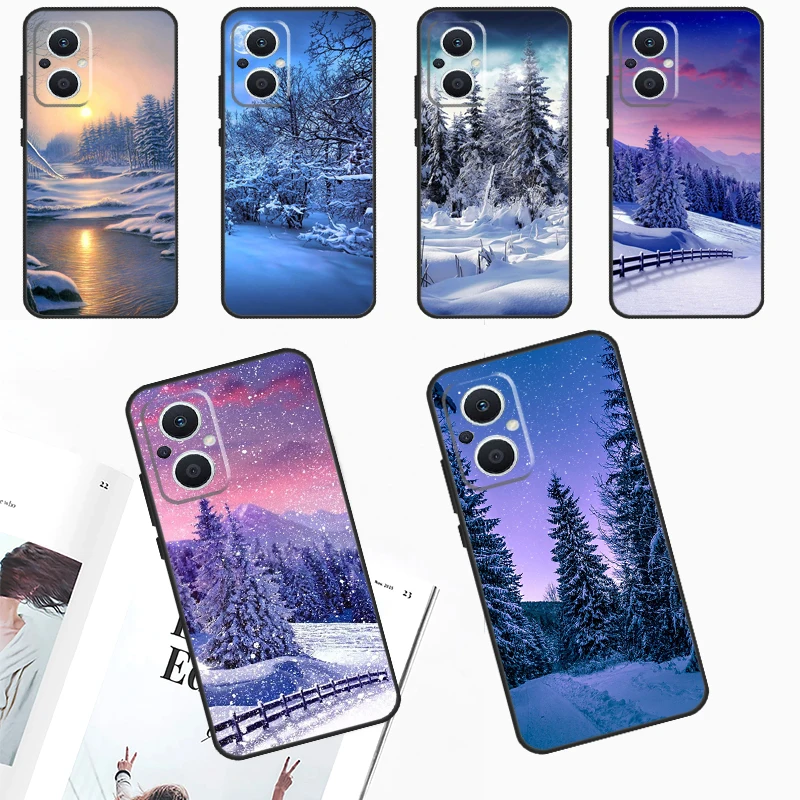 Landscape Winter Light Snow Phone Case Cover