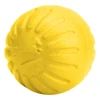 EVA Dog Ball Toy Pet Bite Resistant Chew Toys Pets Interactive Balls(yellow) 3