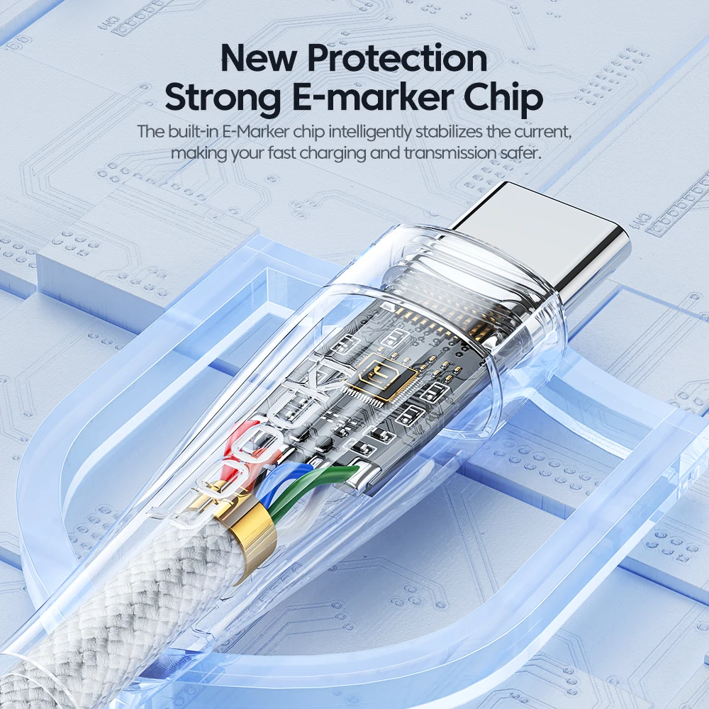 Toocki 240W Fast Charging USB-C to USB-C Cable, 0.25M