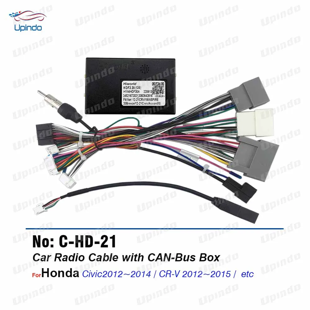 Car 2 Din Android Radio Accessories Cable 16 Pin Power Wiring Harness  Socket Adapter with CAN Bus Decoder for Honda CR V Civic|Cables, Adapters &  Sockets| - AliExpress