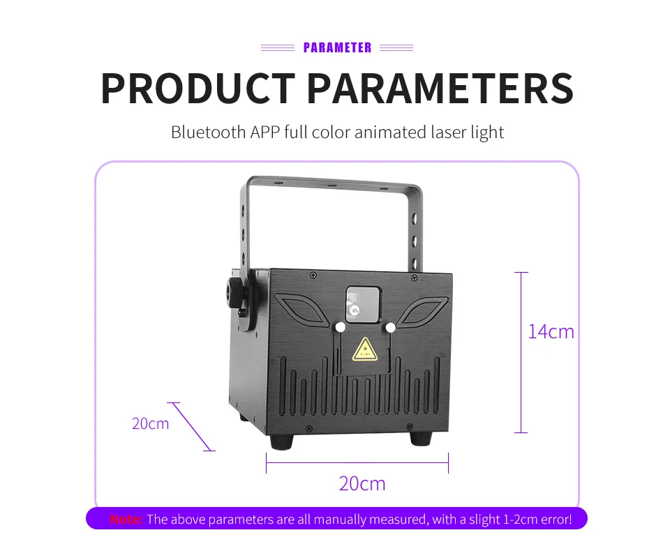 2-6W Stage Animation Scanner Dj Disco Laser Light ILDA Animation Laser Light RGB