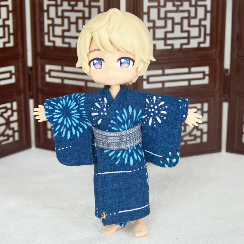 ob11 Kimono Baby clothes 1/12 bjd and wind baby clothes GSC clay man ymy kimono doll clothes doll accessories