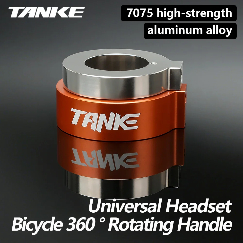 TANKE MTB Headset Infinite Rotation,Bicycle 360° Rotating Handle
