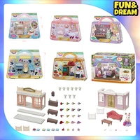 Sylvanian Families Town Series Girl Simulation Play House Ternurines Sylvanian Familiy Children Toys Decoration Birthday Gift 1