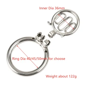 Stainless steel penis cage male small metal penis lock Bird Chastity cage belt cock ring