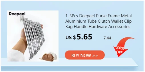 1/2/5Pcs Deepeel 14cm Smooth Metal Bag Handle Frame for Women Handbag Kiss Clasp Bracket DIY Hardware Purse Accessories