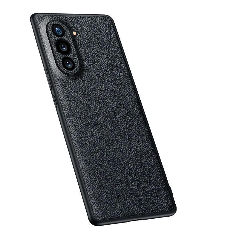 

Роскошный 3D металлический защитный чехол для камеры из натуральной кожи для Huawei Nova 10 10Pro задняя крышка