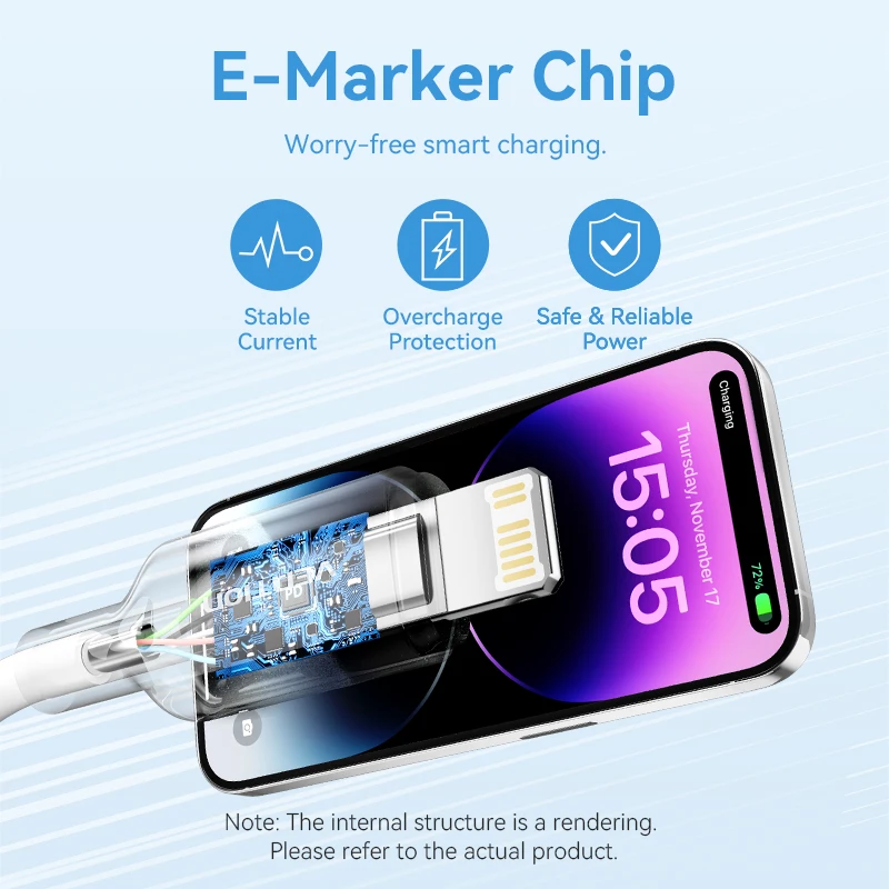 Vention 27W USB-C to Lightning Fast Charging Cable