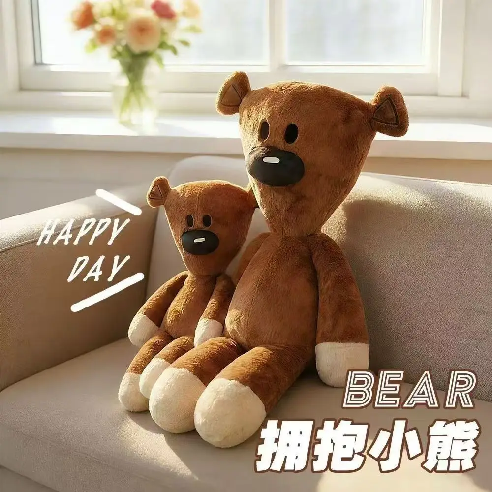 30/50/60/80/110 cm Mr. Bean Teddybär Plüschtier, niedliches, weiches Stofftier, Dekoration für Zuhause und Sofa, Schlafbegleiter, Puppe, Mädchen-Geburtstagsgeschenk – Detail 2