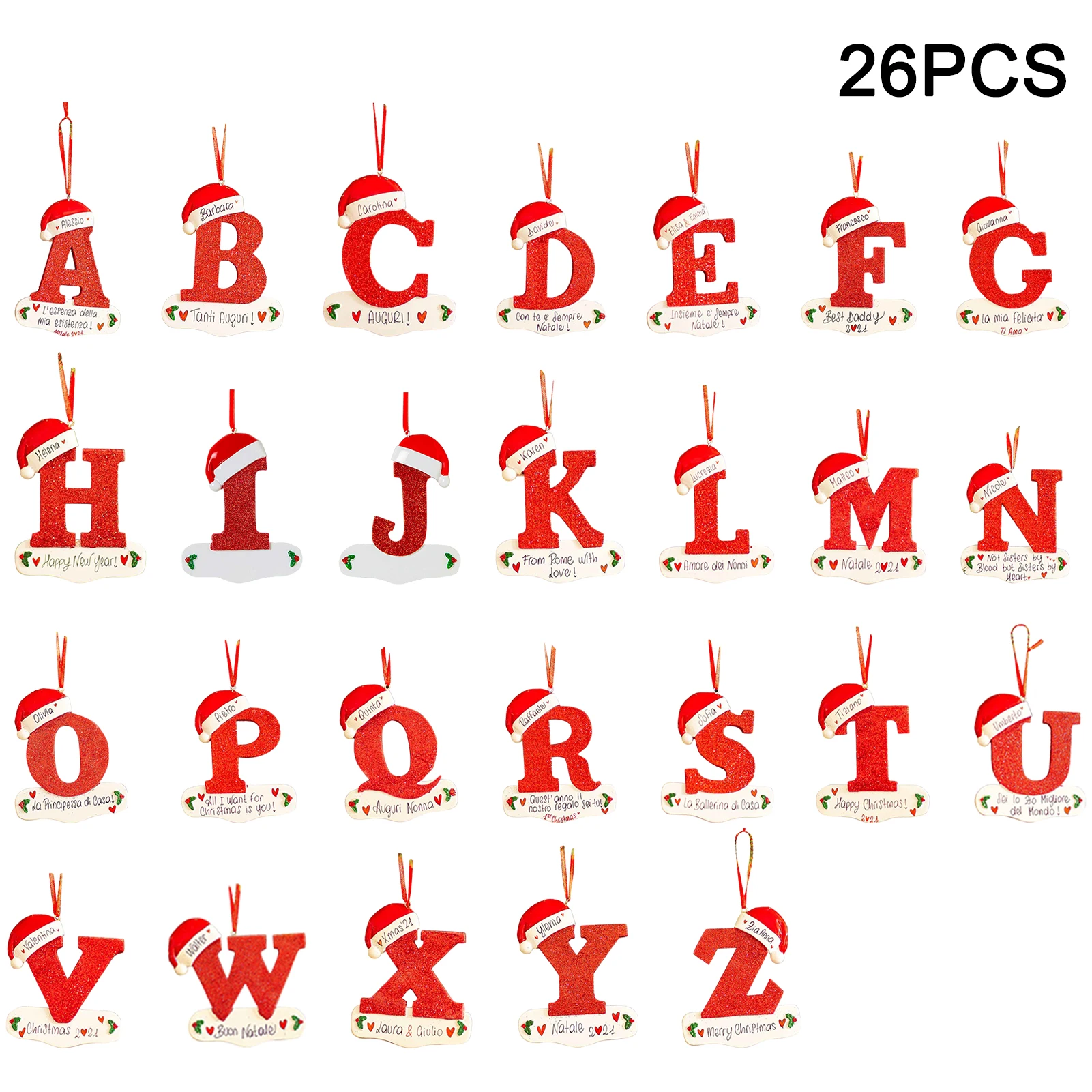 

26 шт., подвеска для украшения ёлки
