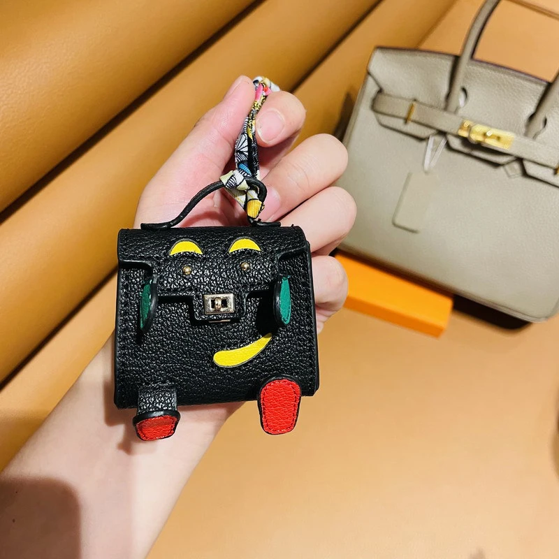 Mini Kelly bag charm Orange, Women's Fashion, Bags & Wallets