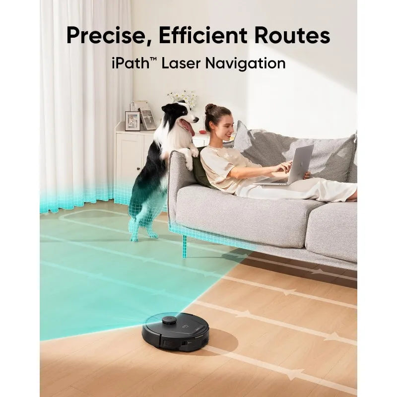 eufy L60 Robot Vacuum with Self Empty Station, Hair Detangling Technology, Up to 60 Days Hands Free Cleaning, 5,000 Pa Suction 5