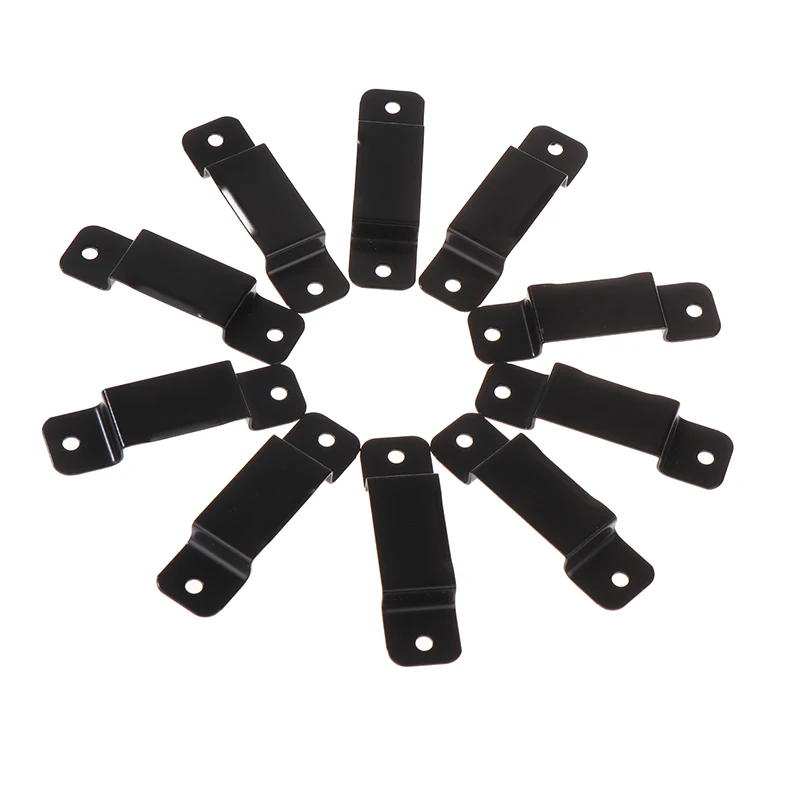 10 pçs fita preta clipe medida metal measurment cinto titular calças de medição ferramenta