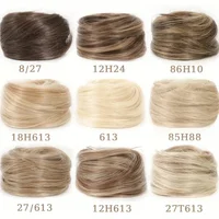 Chignons cheveux humains queue de cheval postiche cheveux brésiliens pièces Chignon pour femmes chouchous Updos beignet Chignon 100% Extensions de cheveux humains 3