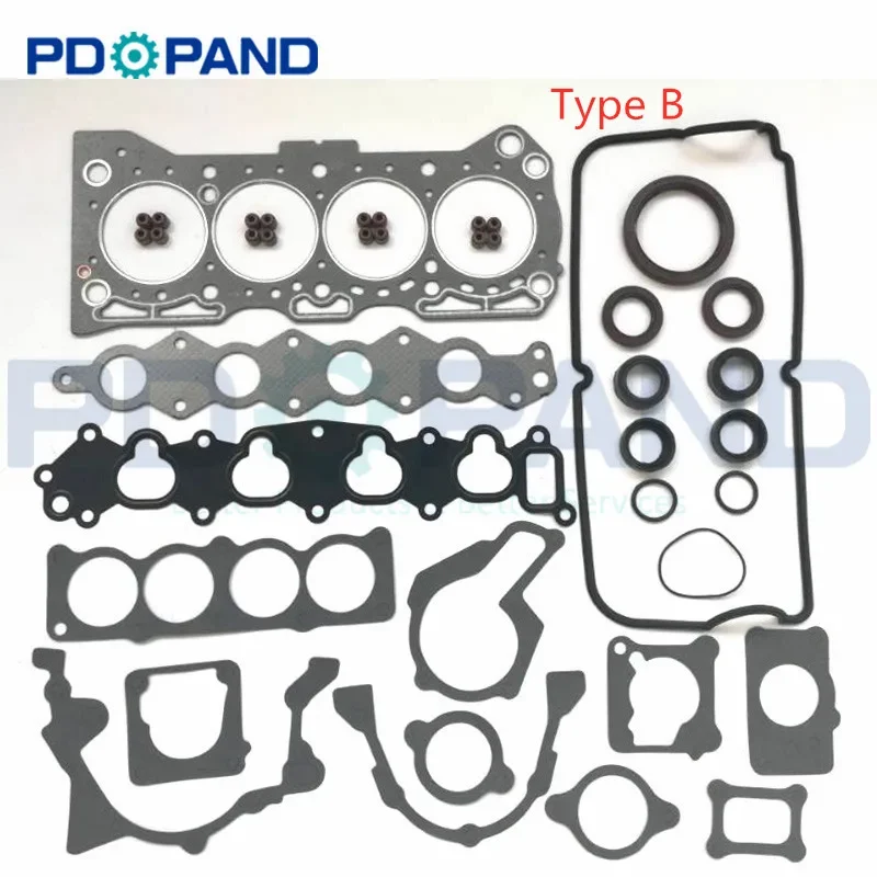 G16B G13BB Engine Overhaul Gasket Set for SUZUKI BALENO/ESTEEM EG VITARA Cabrio ET TA GRAND FT GT 1.6 16V 1995-2003