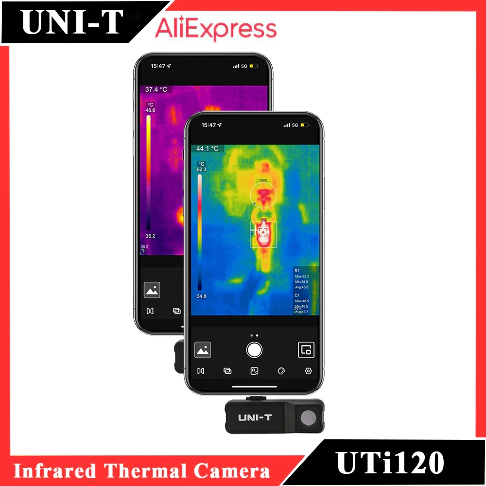UNI-T UTi120MS UTi120Mobile Thermal Imaging Camera for Android ...