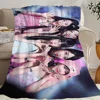 Kpop L-LE S-SSERAFIM Crazy Blanket comfort warm soft plush blanket suitable for sofa living room office bedroom travel and gifts 6