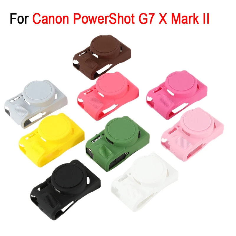 Custodia Morbida In Silicone Per Fotocamera G7X Ii Per Canon Powershot G7 X Mark Ii / G7X2 Accessori Per Custodia Protettiva Per Fotocamera Con Coprio