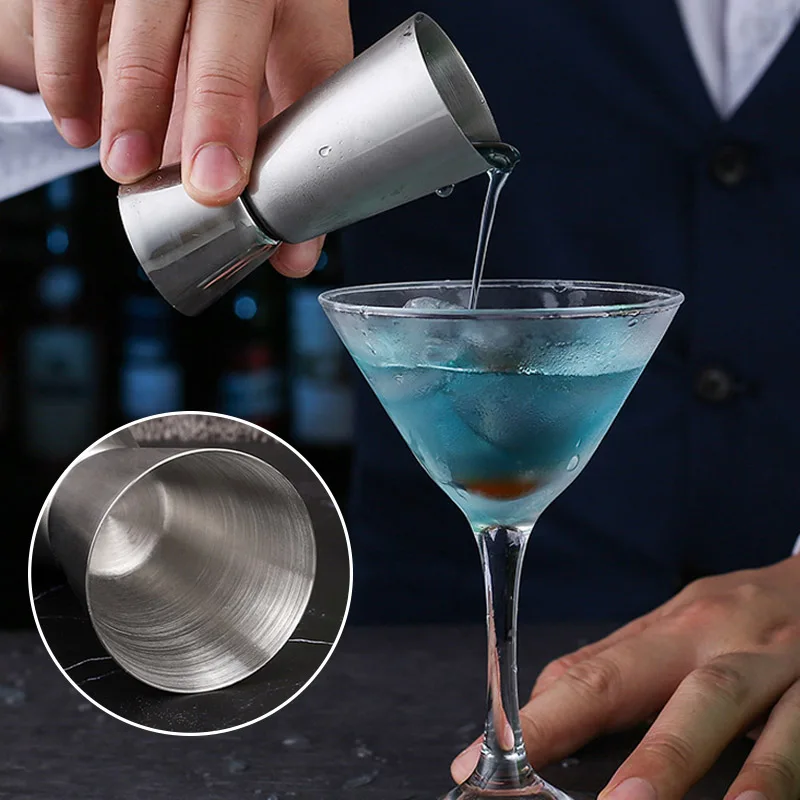 Stainless Steel Cocktail Measuring Jigger Double Shaker Cup Shot Drink Spirit Measure Jigger Kitchen Gadgets Bar Accessories cocktail shaker,measuring jigger,stainless steel measuring cups