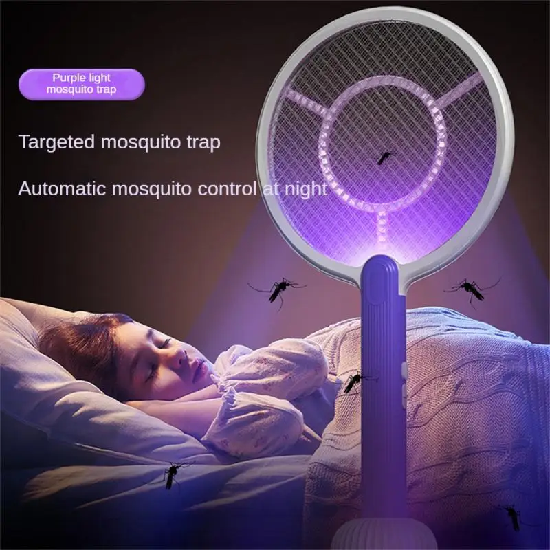 

Electric Mosquito Swatter 50cm × 23cm Usb Rechargeable Two-in-one Silent Foldable Pest Control Products Mosquito Killer 5v/2w