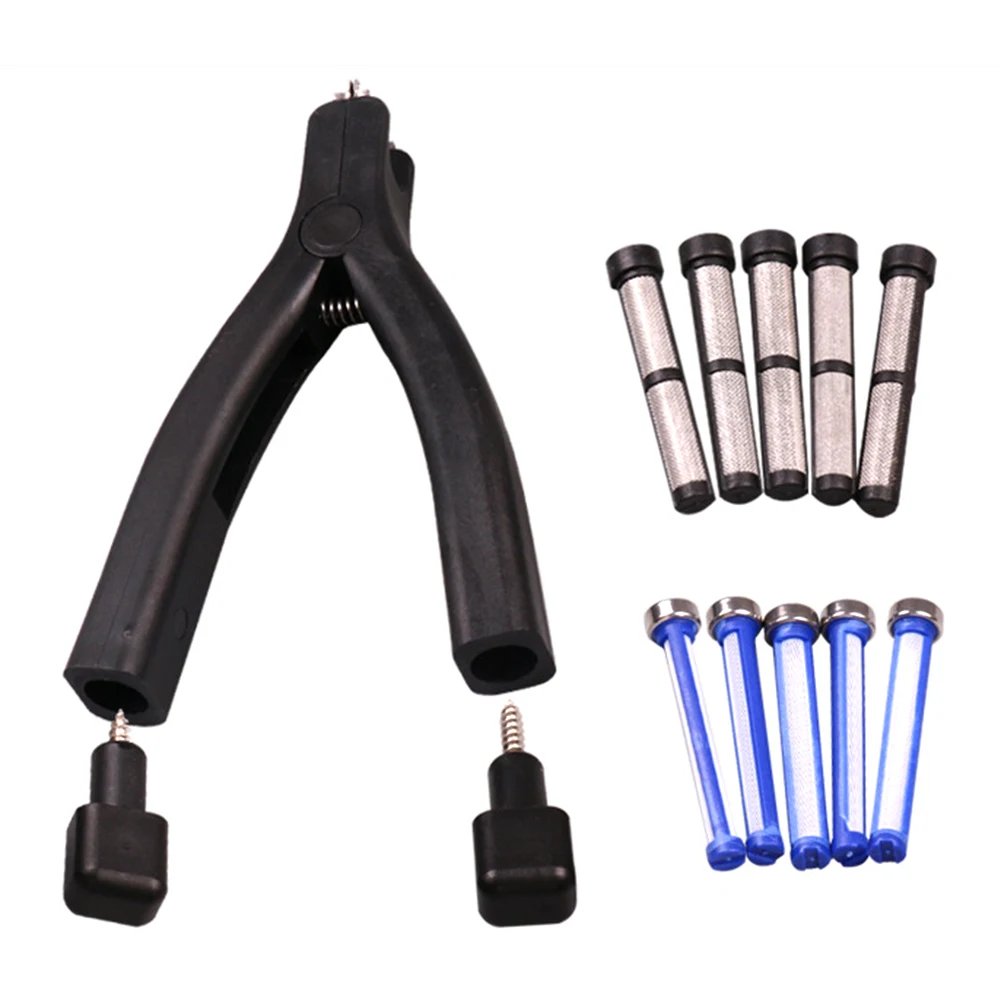 

Gasoline Car Fuel Injector Repair Plier Wrench Filter Remove Tool For SCR With 10 X Filter Net Repair Tools