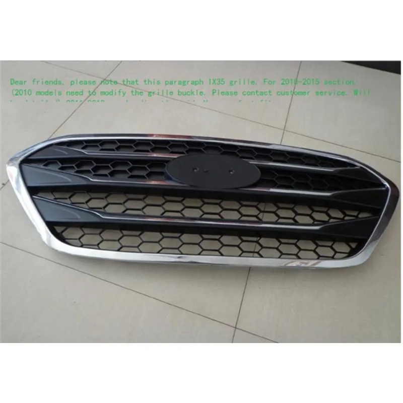 

2009-2015 For Hyundai ix35 high quality ABS chrome front grille Refit around trim trim grills Racing.