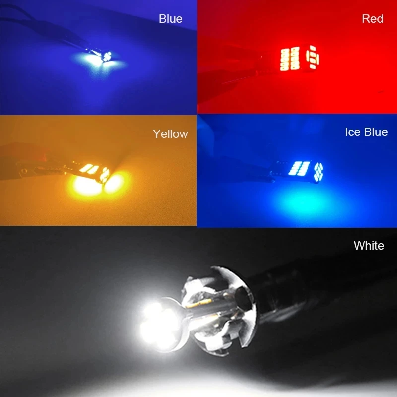 CRYSTAL Lens 501 (W5W) T10 LED Lampen Set Van 2 - Super Wit, Canbus, Voor Interieur, Kofferbak, Kentekenplaat
