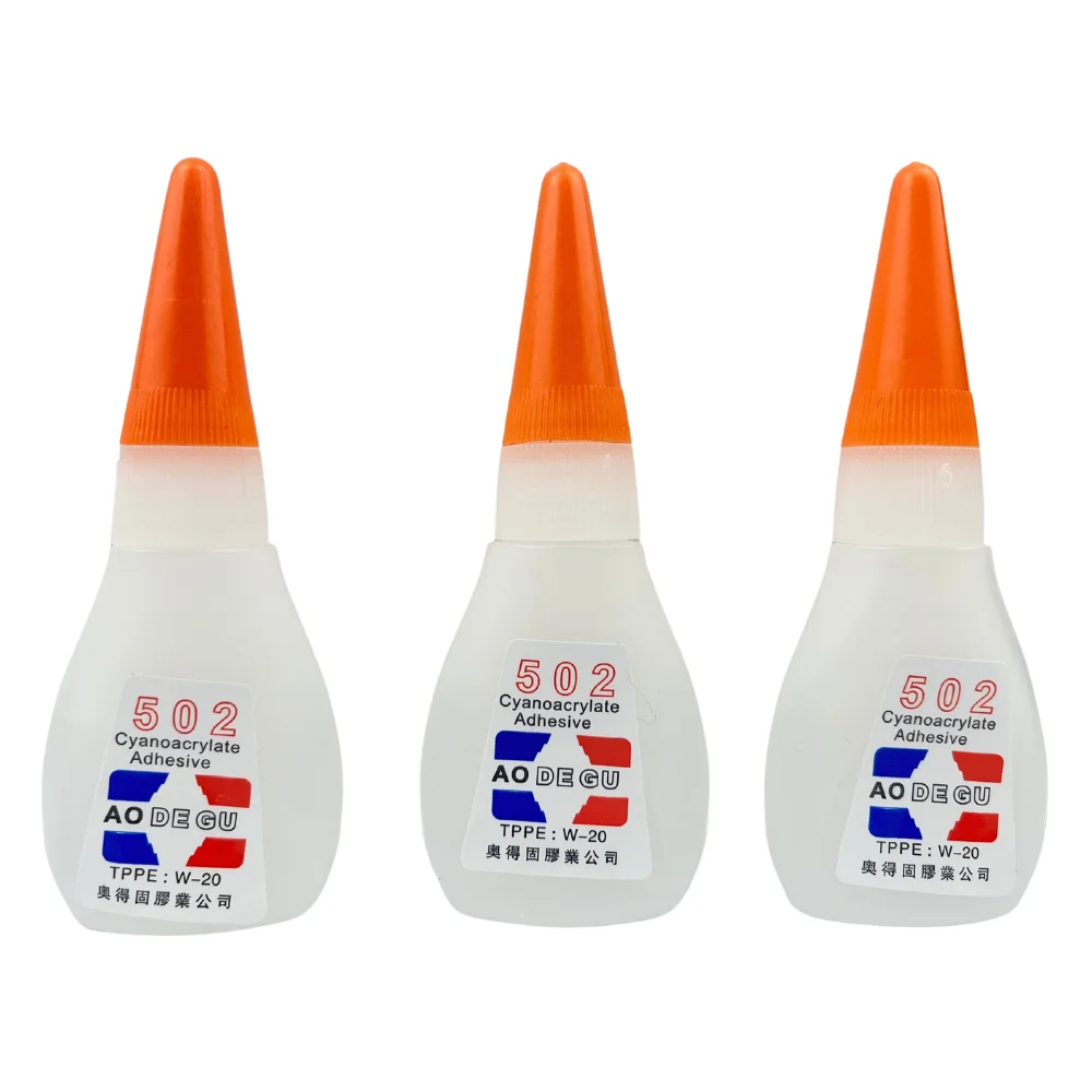 빠른 건조 즉시 초강력 접착제, DIY 액체 쥬얼리 장난감 신발, 투명 접착제, 3ml 502, 6/9 병