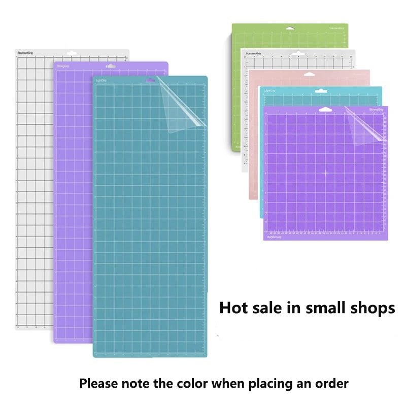 

Art Tool Kits Spare Cutting Mat Transparent Adhesive Pad with 12x24 Inch Measuring Grid for Silhouette Cameo Plotting Machine