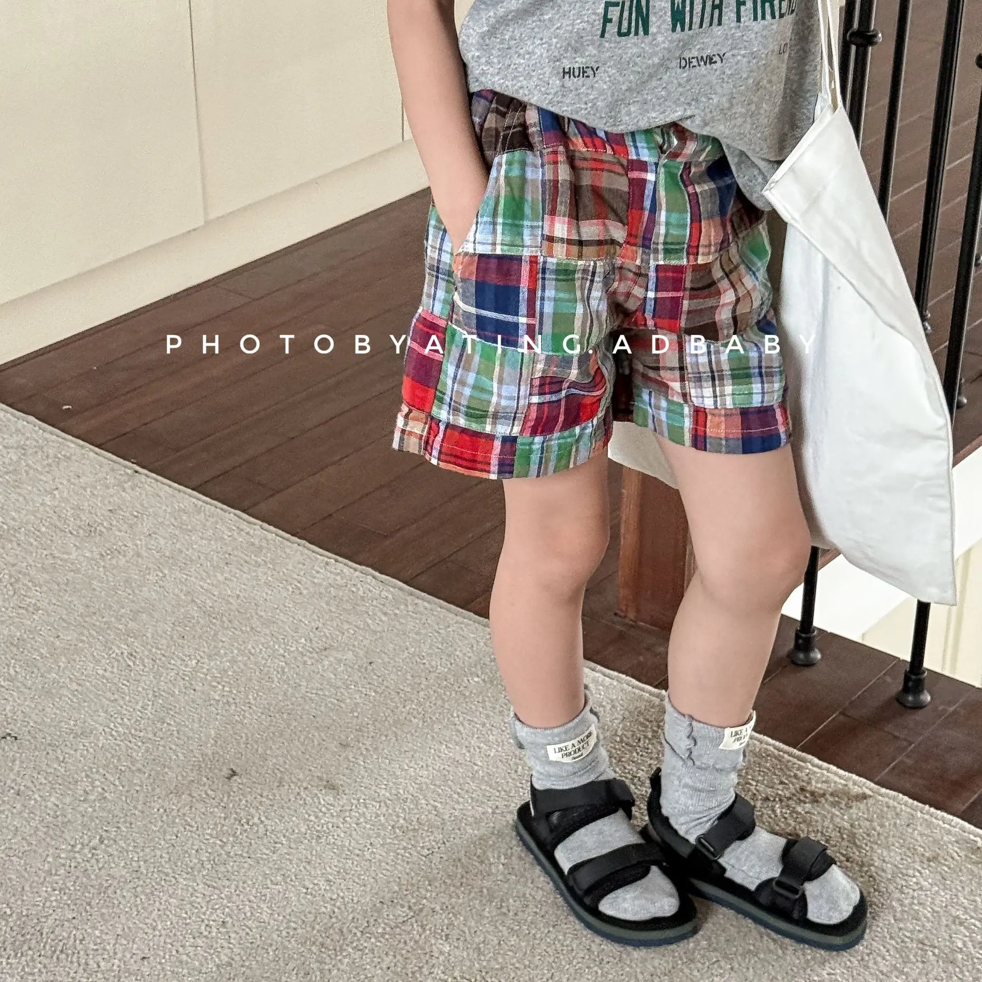 6121 Children's Clothes Summer New Fashionable Stitching Shorts 1-7Year Girls and Boys Pants