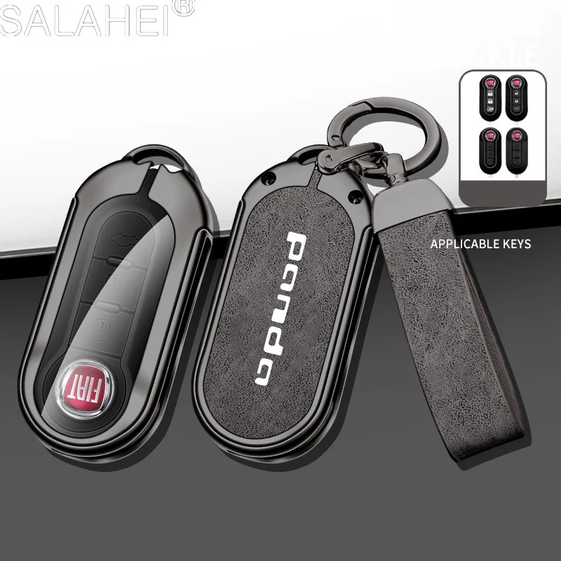 Car Remote Key Cover Case Holder Key Bag Shell Protector Per Fiat 500 500X 500L Panda Bravo Punto Tipo Accessori Auto