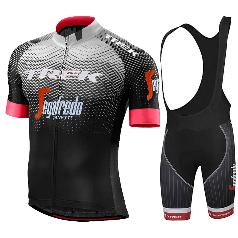 

Cycling Clothes Man Summer 2024 TREK Mountain Bike Outfit Men's Clothing Bib Laser Cut Male Set Blouse Jersey Jacket Mens Sets