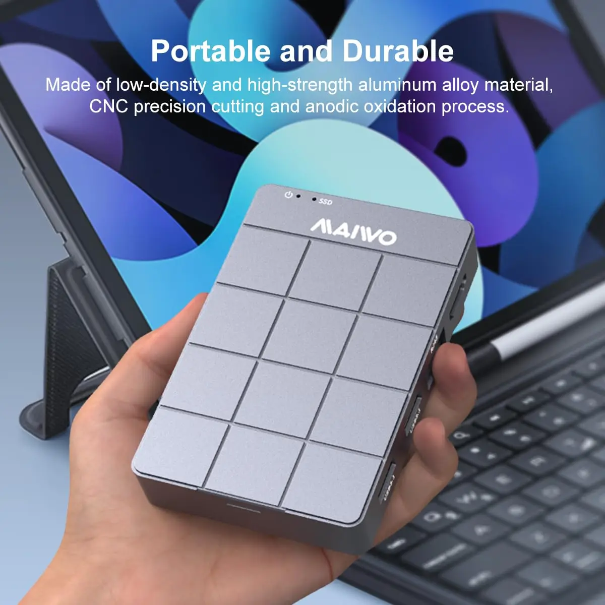 MAIWO USB C , 10Gbps M.2 NVMe SATA SSD Ŭ, 4K HDMI PD100W, 1000Mbps ̴, USB3.1 GEN2 SD/TF ī 
