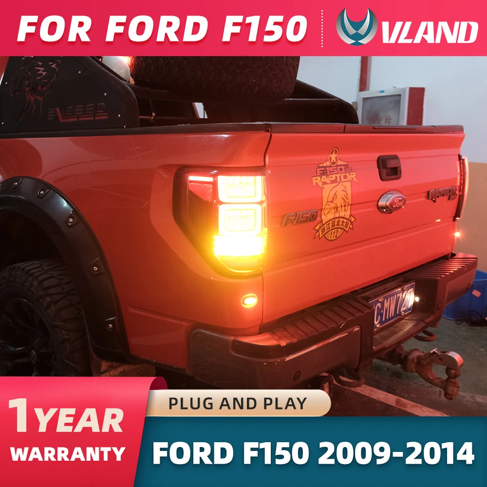 Feux Arrière LED VLAND Pour Ford F150 2009-2014 – Clignotant Séquentiel, Fumée, Plug & Play, Études IP67, Côté Conducteur/Passager - 3